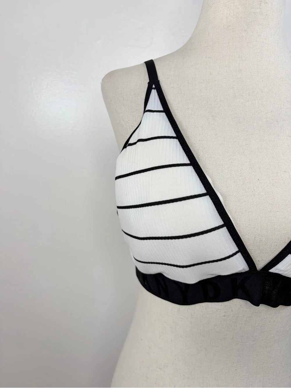 DKNY Striped Litewear Seamless Bralette